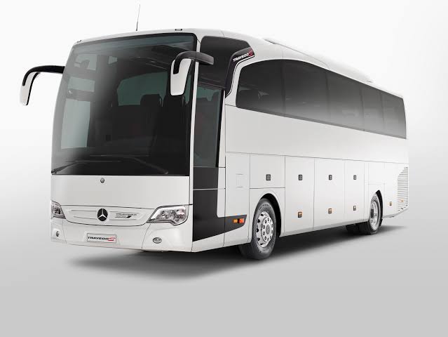 Coach bus for group transfers