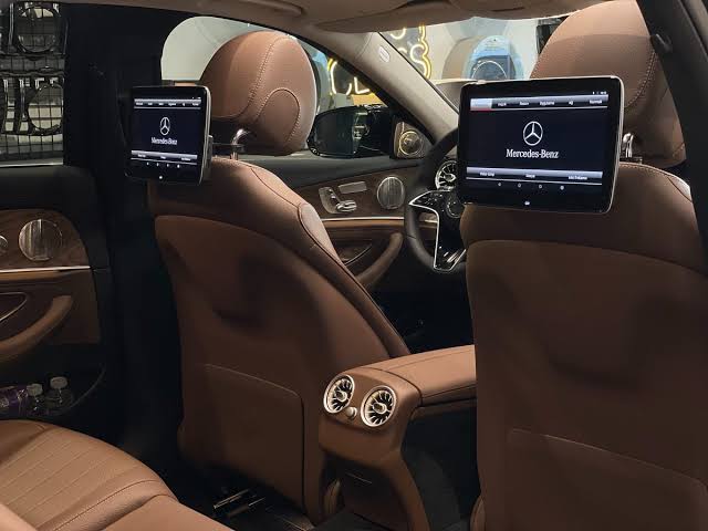 Mercedes E Class rear seat
