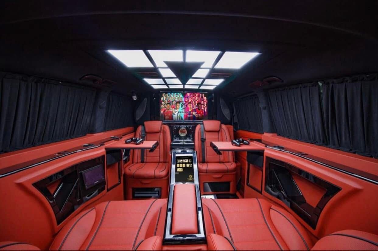 Private luxury VIP van interior