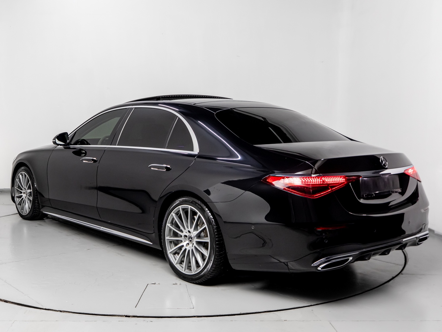 Mercedes S Class rear seat
