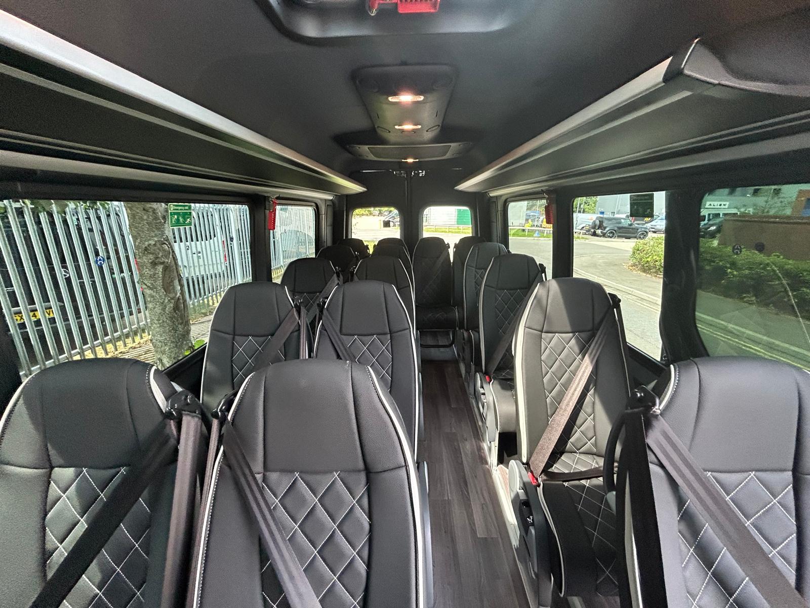 Mercedes Sprinter cabin seating