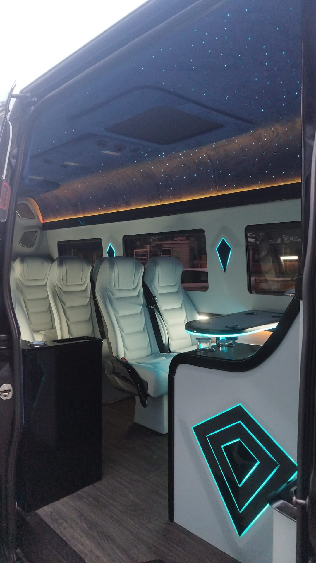 VIP Sprinter interior seating
